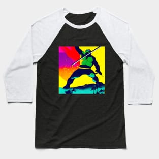 ninja colorful Baseball T-Shirt